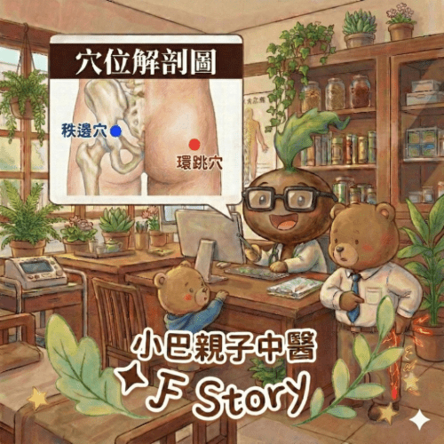 坐骨神經痛穴位說明圖