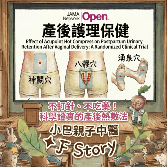 產後熱敷穴位圖